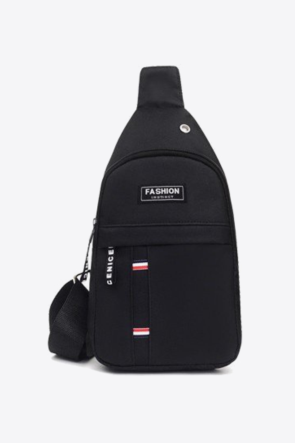 Wear-Resistant Sling Bag with USB Design