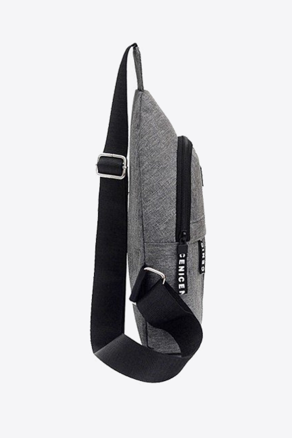 Wear-Resistant Sling Bag with USB Design