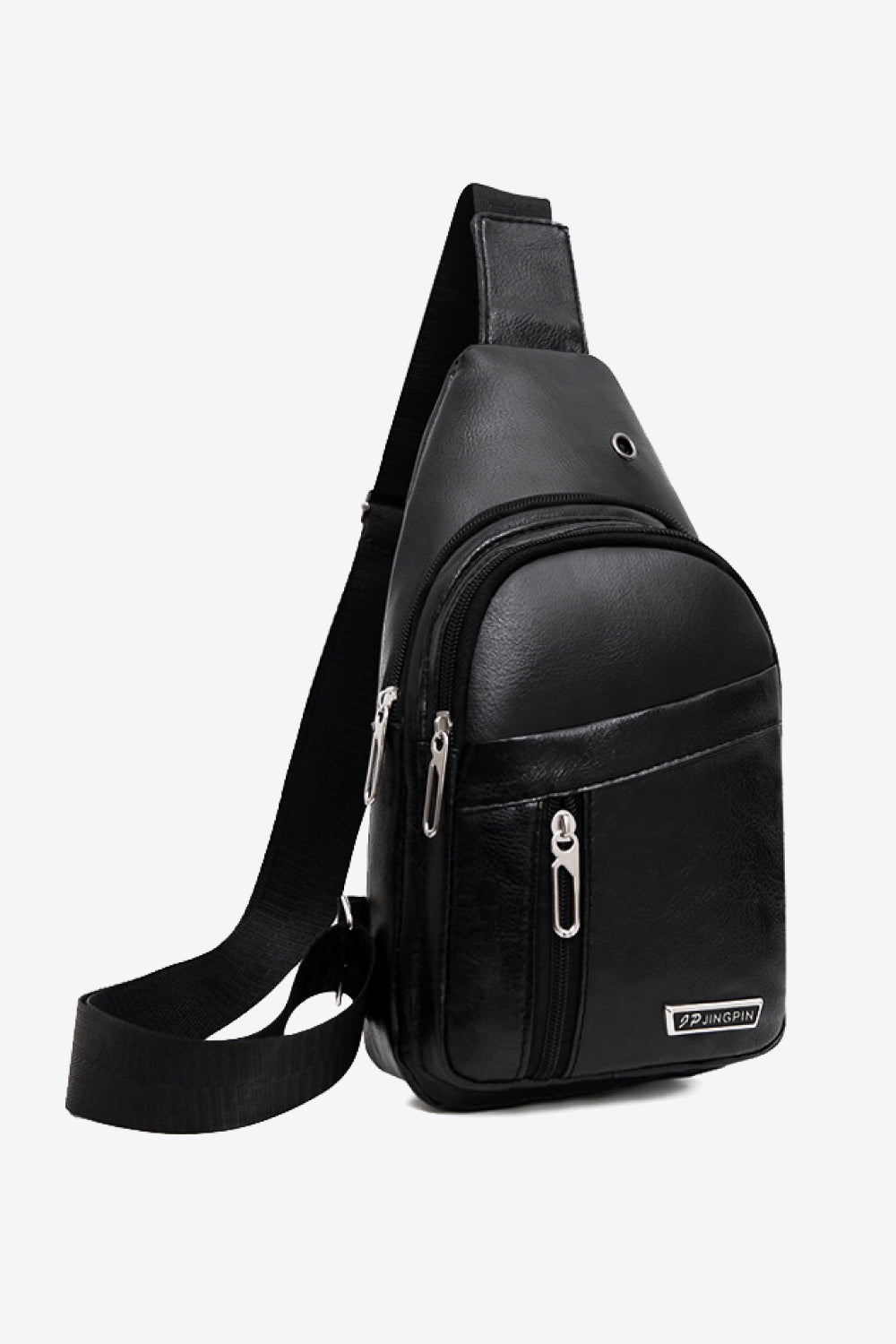 PU Leather Large Capacity Sling Bag